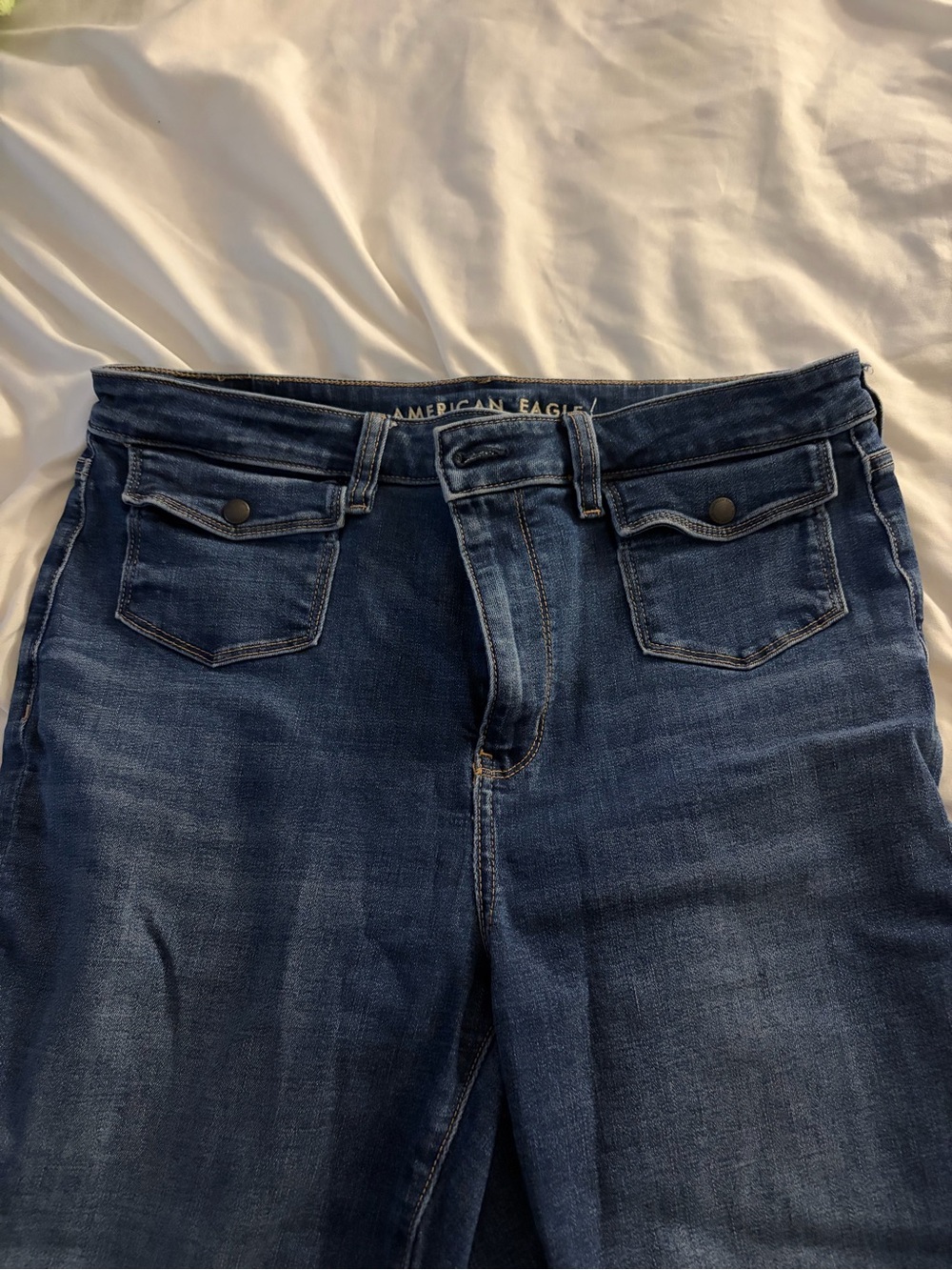 American Eagle Super High Rise Flare Jeans